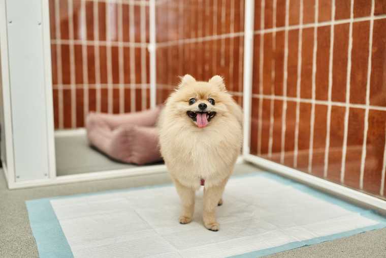 como hacer que un perro haga del baño en un solo lugar